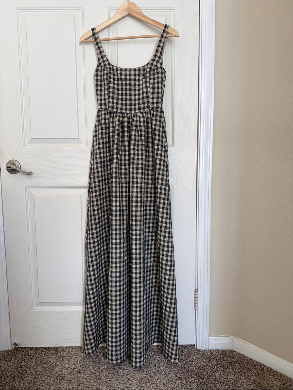 NWOT Princess Polly Cartmel Check Maxi Dress